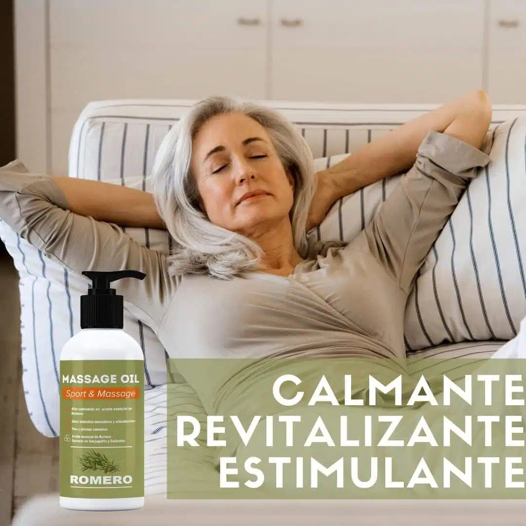 QKnatur - Aceite Para Masaje de Romero 250ml - Alto Contenido En Aceite Esencial De Romero Y Harpagofito - Image 3
