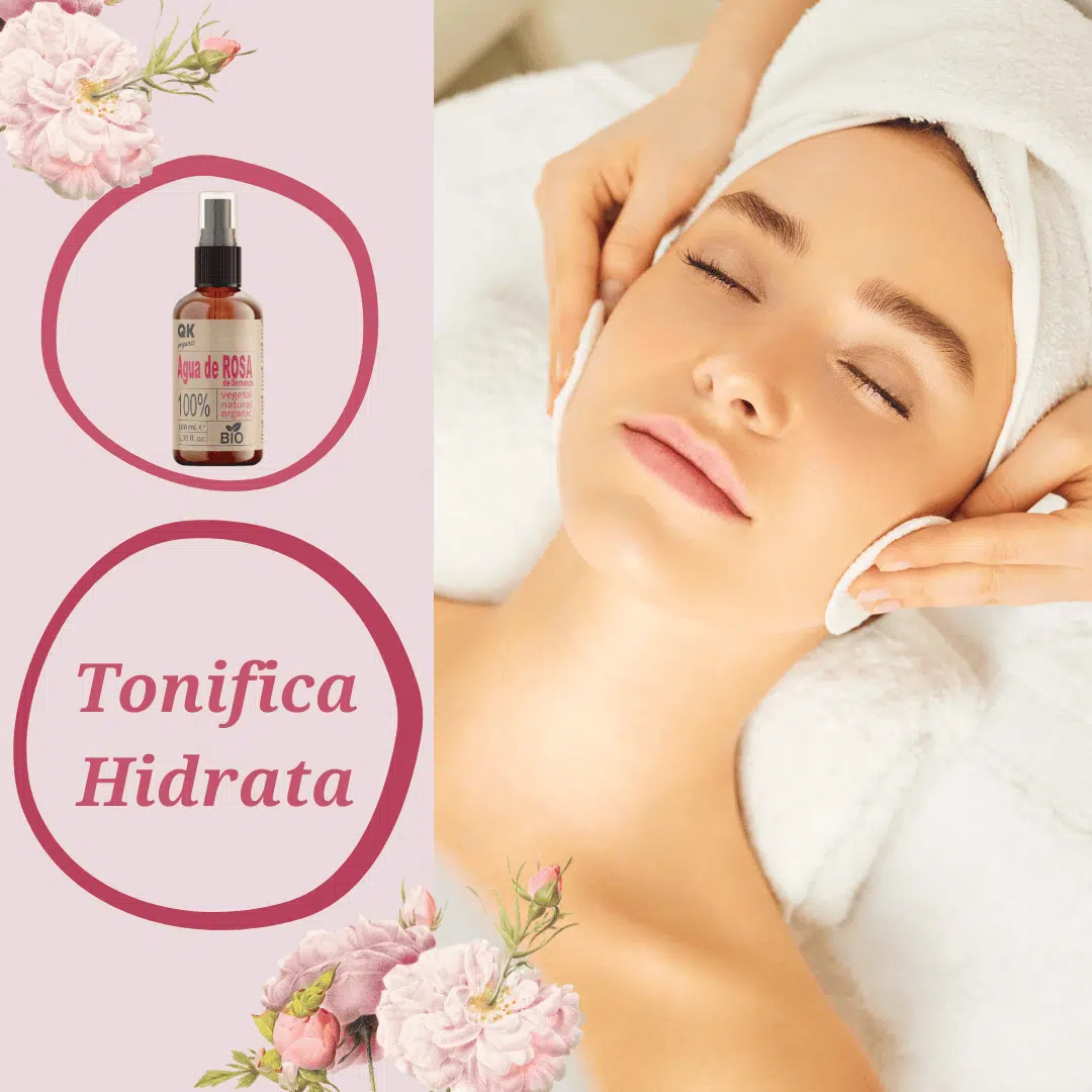 QKnatur - Agua De Rosas De Damasco 100ml - Tónico Facial- Rostro, Contorno De Ojos, Cuerpo, Cabello - Image 5