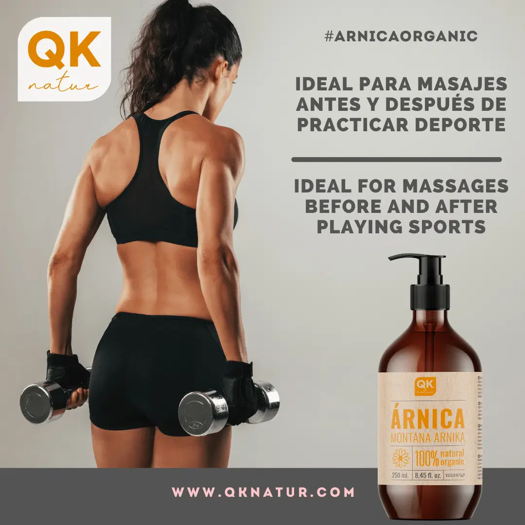 Qknatur Arnica - Aceite Macerado De Árnica Montana 100% Puro - Bio - Orgánico - Vegetal - 250 Ml - Image 3