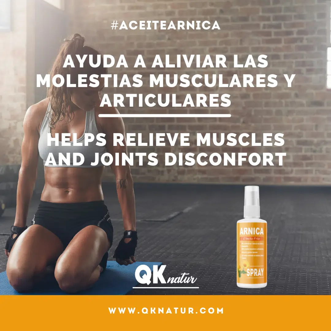 QKnatur - Arnica Spray Con Extracto De Garra Del Diablo (harpagofito) 100ml. - Efecto Frío. Dolor Muscular - Image 3