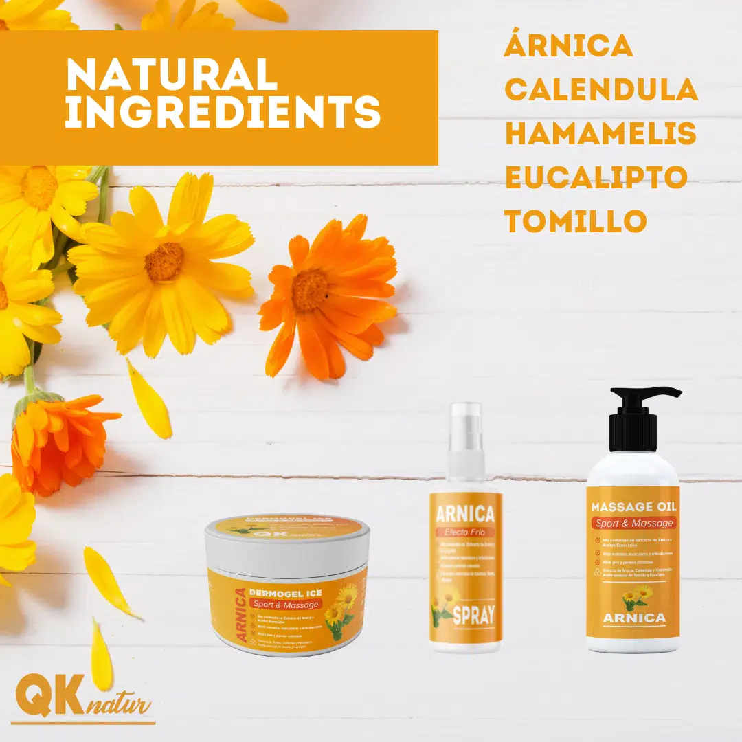 QKnatur - Arnica Spray Con Extracto De Garra Del Diablo (harpagofito) 100ml. - Efecto Frío. Dolor Muscular - Image 5