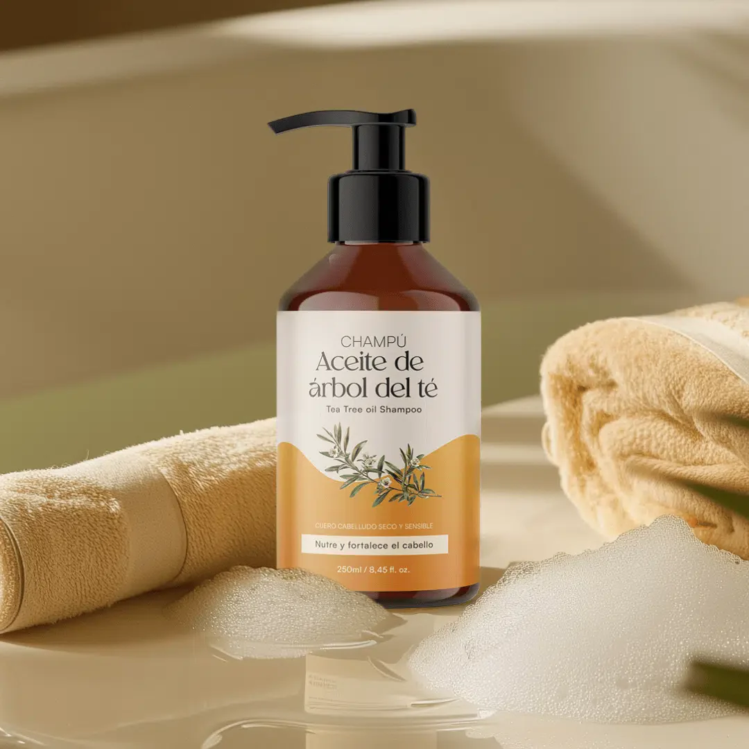 QKnatur - Champú Aceite Del Árbol Del Té 250 Ml. Elimina Caspa. Para El Picor Y La Irritación. Cuero Cabelludo Sensible - Image 2