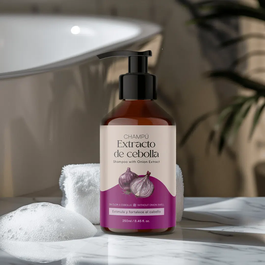 QKnatur - Champú Anticaída Con Extracto Cebolla Roja 250 Ml. Fortalece El Cabello Y Estimular Su Crecimiento - Image 2