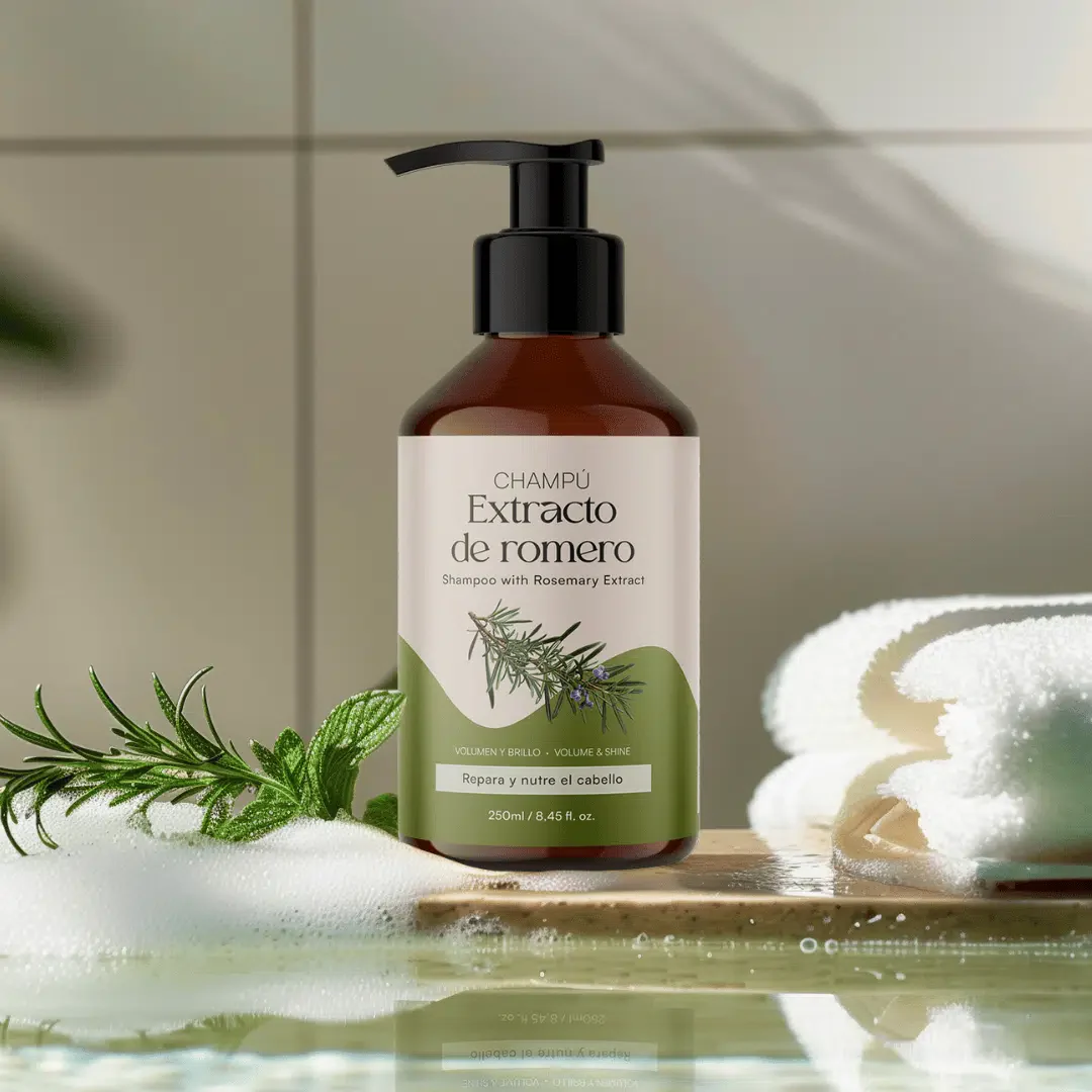 QKnatur - Champú Con Extracto De Romero 250 ml. Con Activos Para Fortalecer Y Reparar. Cabello Fino O Dañado - Image 2