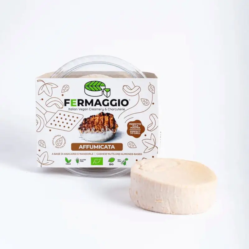 Queso Vegetal Ahumado Estilo Scamorza Italiana Fermaggio 150g Bio