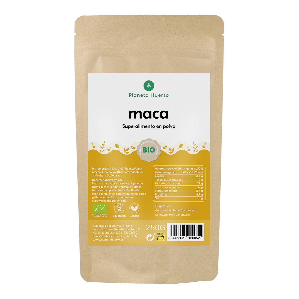 Raíz de Arrurruz ECO Planeta Huerto 250 g - Image 2