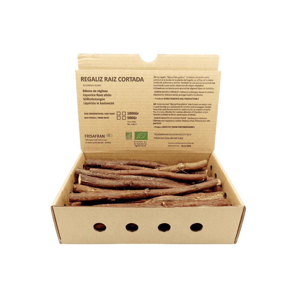 Regaliz De Palo Ecológico Fresco | Frisafran 2 Kg