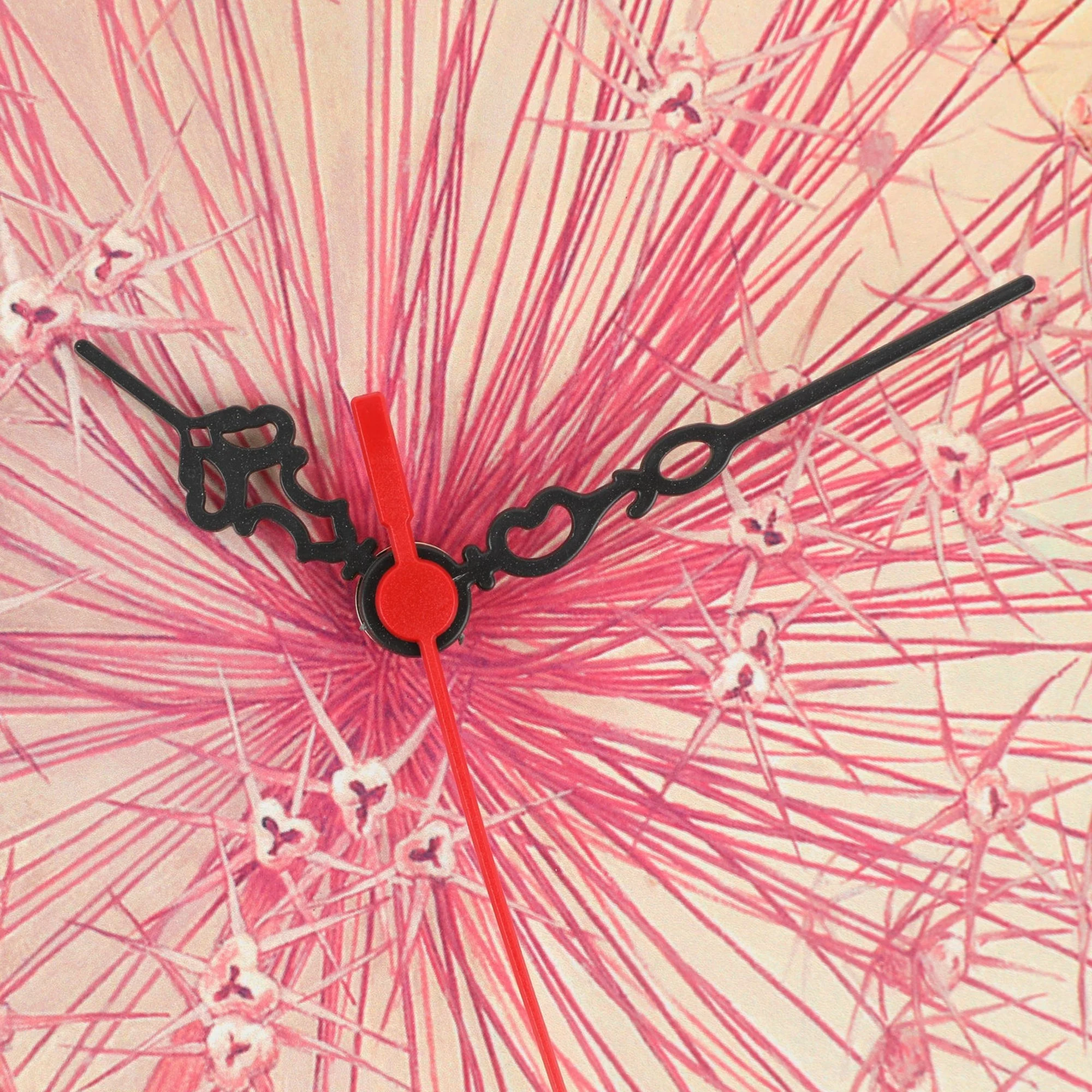 Reloj Decorativo Mdf Estilo Rosa - Image 4
