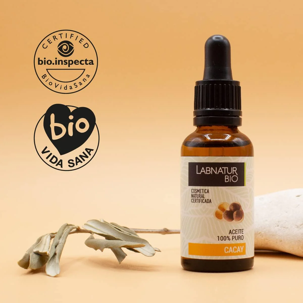 Retinol Natural Labnatur BIO 30ml | Aceite de Cacay 100% Puro Certificado y Vitamina E | Regenerador Anti-Age Sérum - Image 4