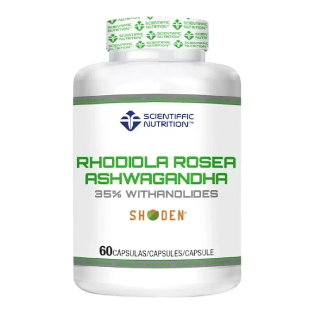 Rhodiola Rosea + Ashwagandha Shoden® 60 Caps