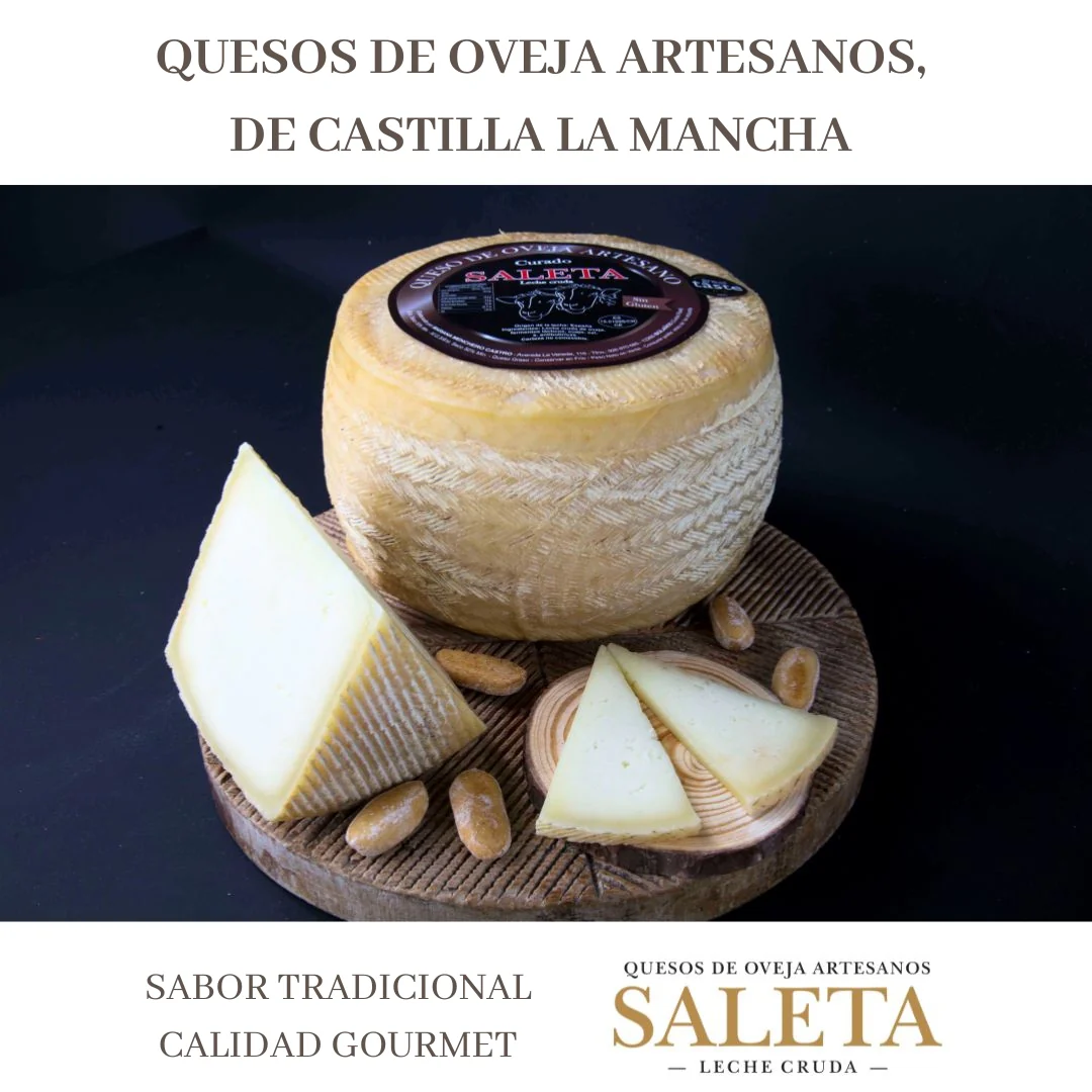 Saleta® Queso Curado Entero De Oveja (2,8 Kg) | Elaboración Artesana Quesos De La Mancha - Image 6