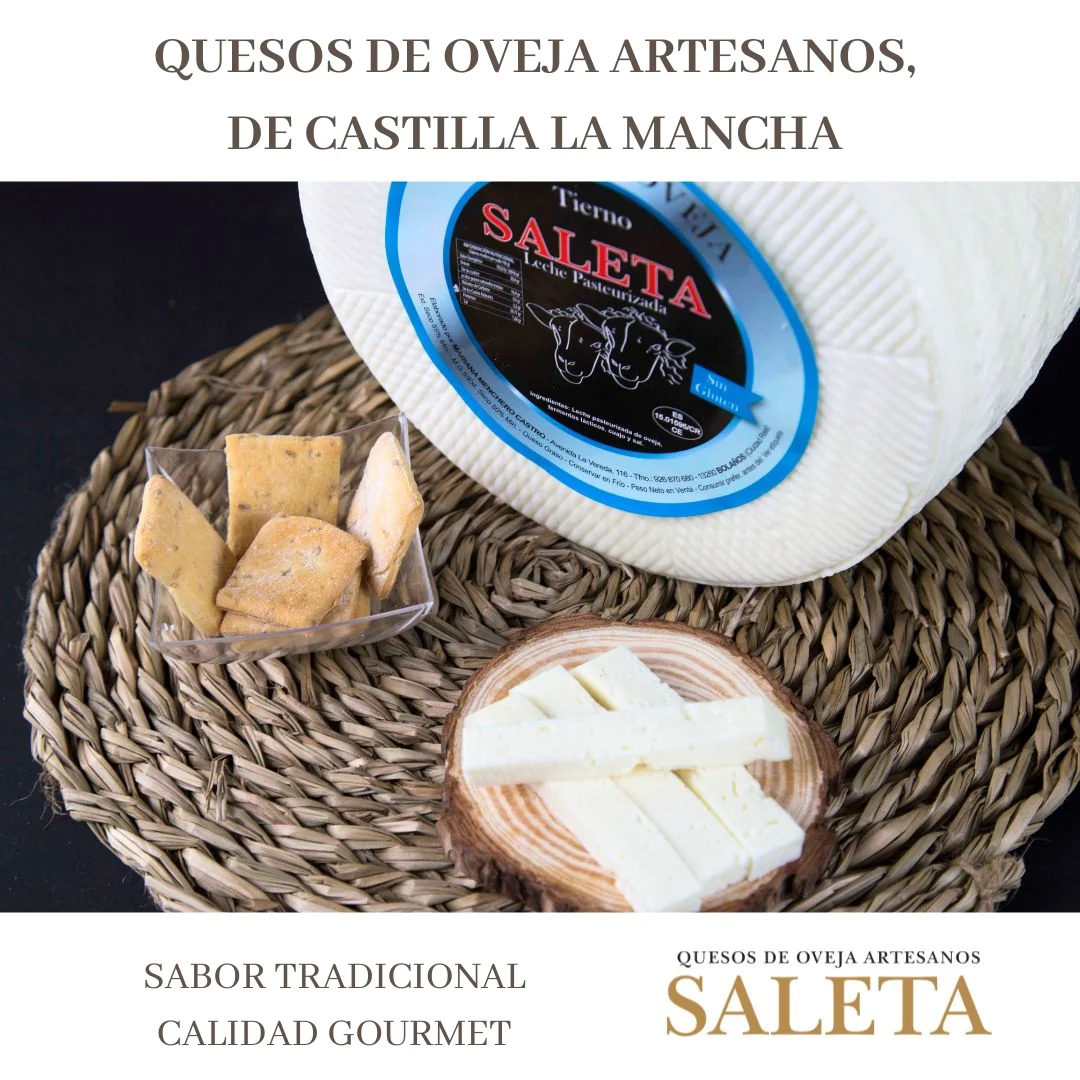 Saleta® Queso Tierno Entero De Oveja (0,5kg) | Elaboración Artesana Quesos De La Mancha - Image 6
