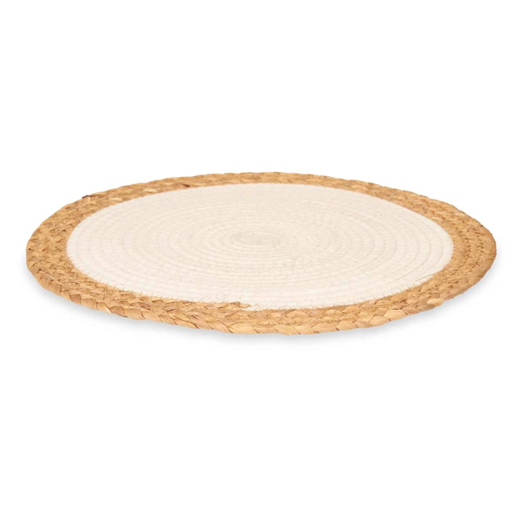 Salvamantel Esparto Espiral Tela Blanco Colección Kinvara - Image 3