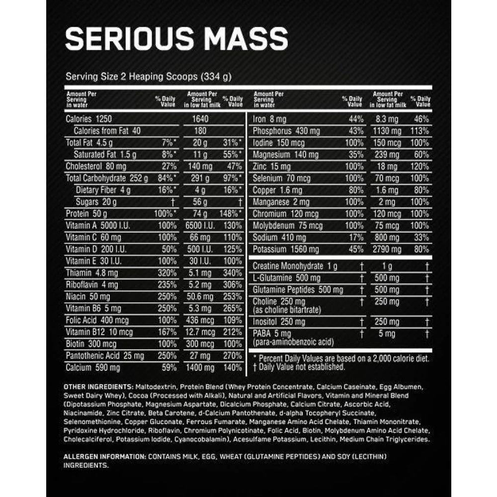 Serious Mass 2.72 Kg Chocolate - Cacahuete - Image 2