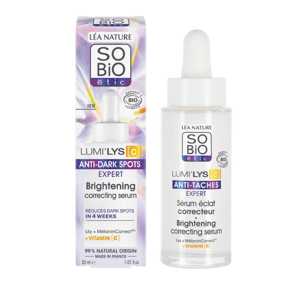 SERUM ILUMINADOR LUMI'LYS [C] ANTIMANCHAS EXPERT, SO'BIO , 30 ml
