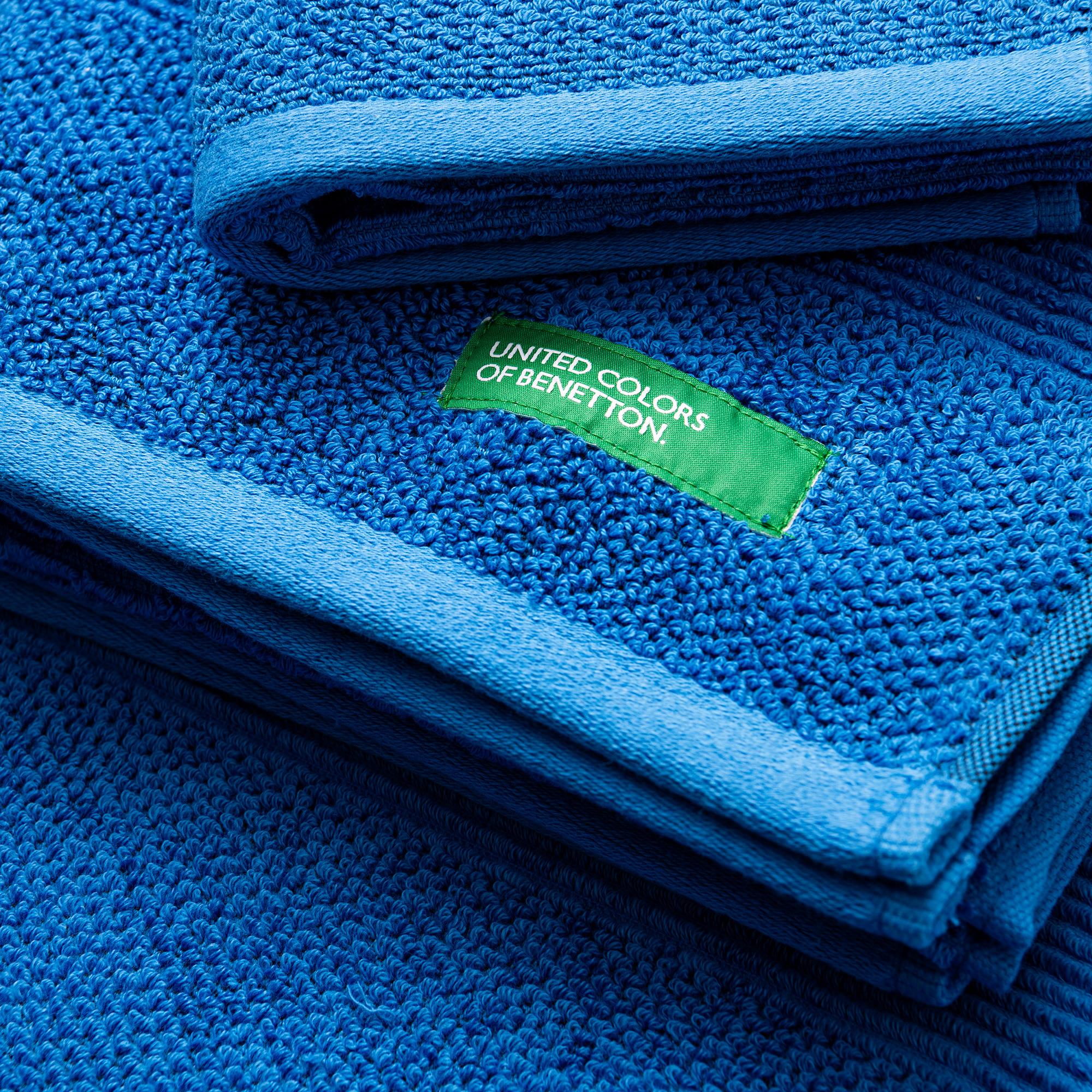 Set 3pcs Toallas De Baño (30x50+50x90+70x140cm) 450 Gsm 100%algodon Azul Casa Benetton - Image 6