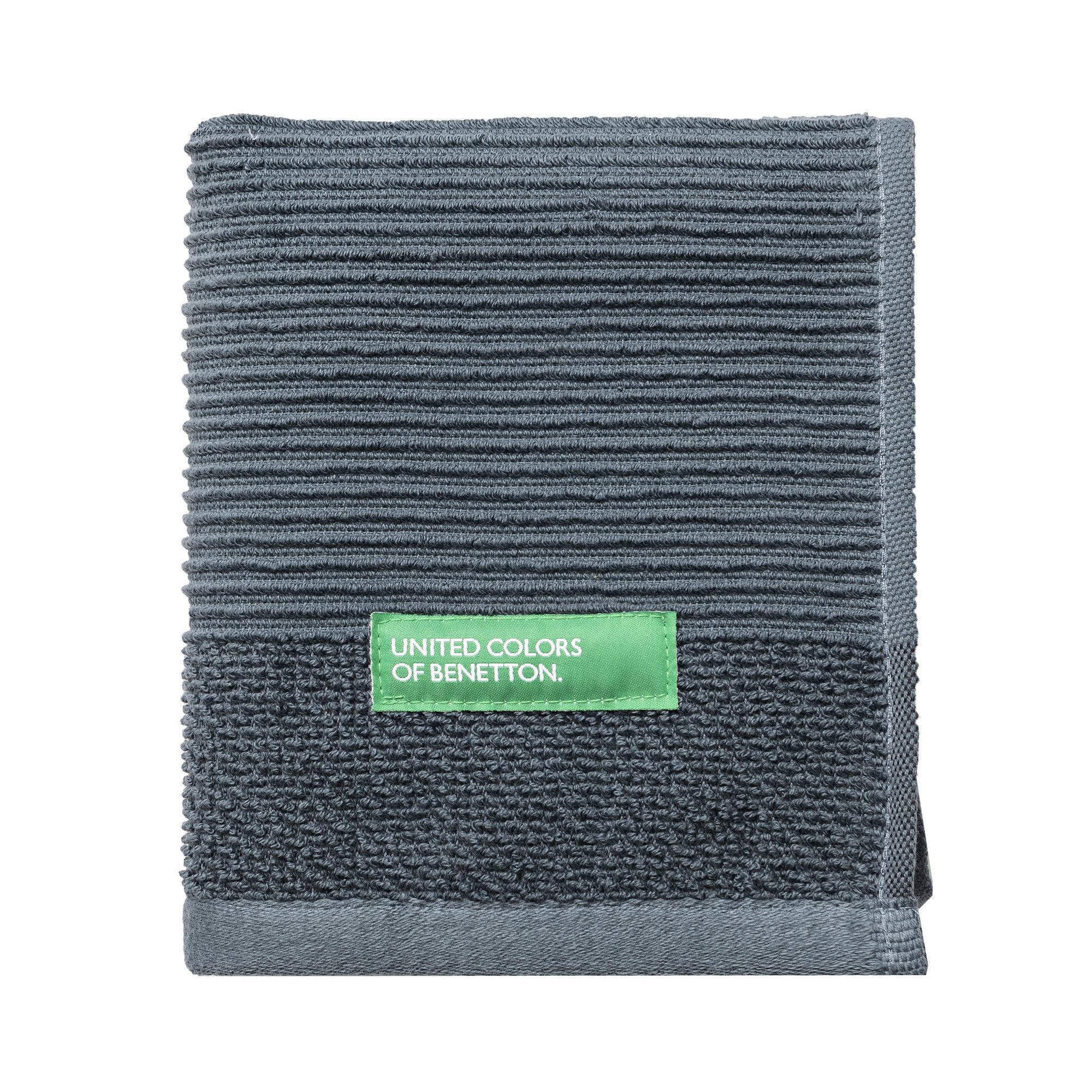 Set 3pcs Toallas De Baño (30x50+50x90+70x140cm) 450 Gsm 100%algodon Gris Oscuro Casa Benetton - Image 5