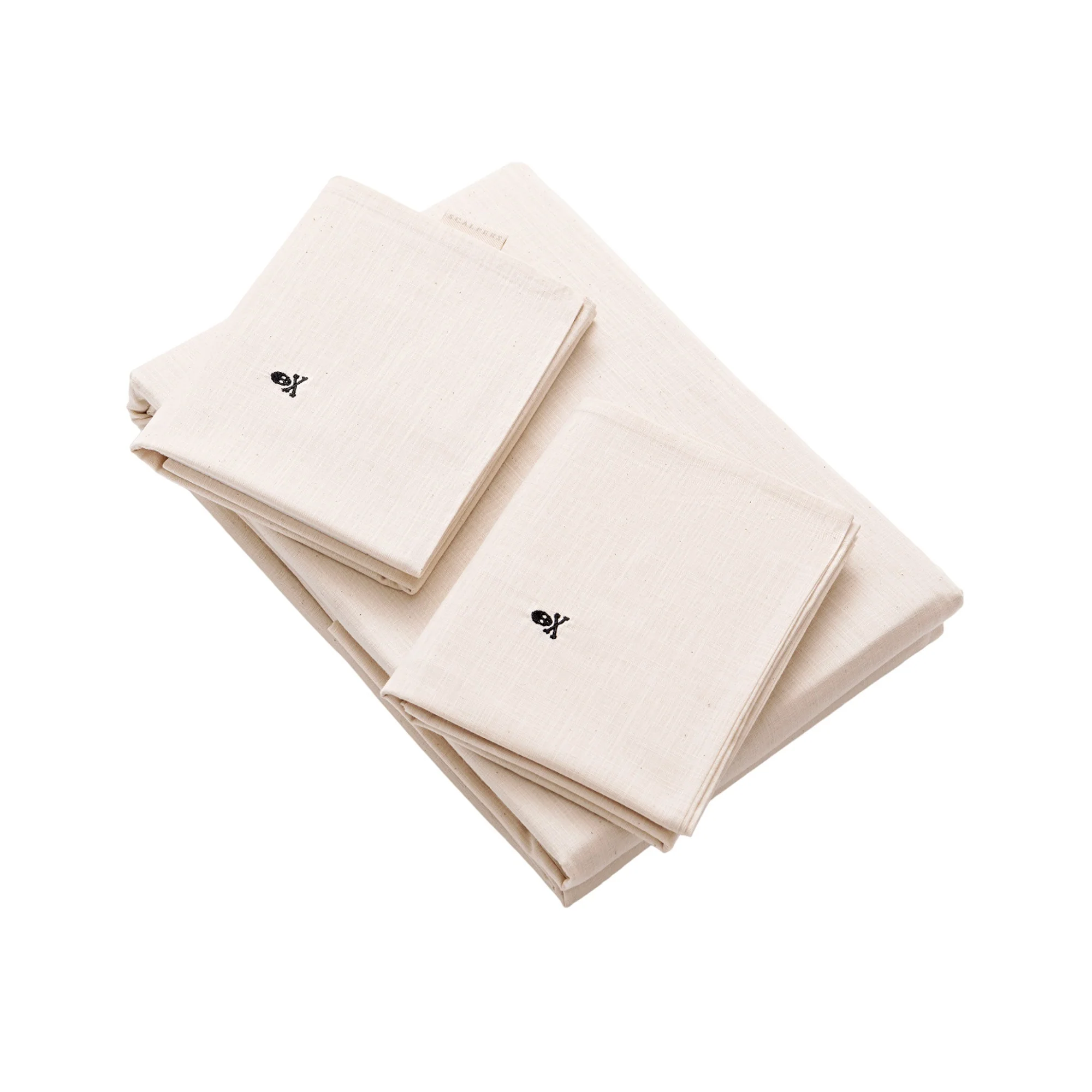 Set Sábanas Ocre (encimera 270x280cm + 2 Fundas De Almohada 50x105cm) 100% Algodón Scalpers Home