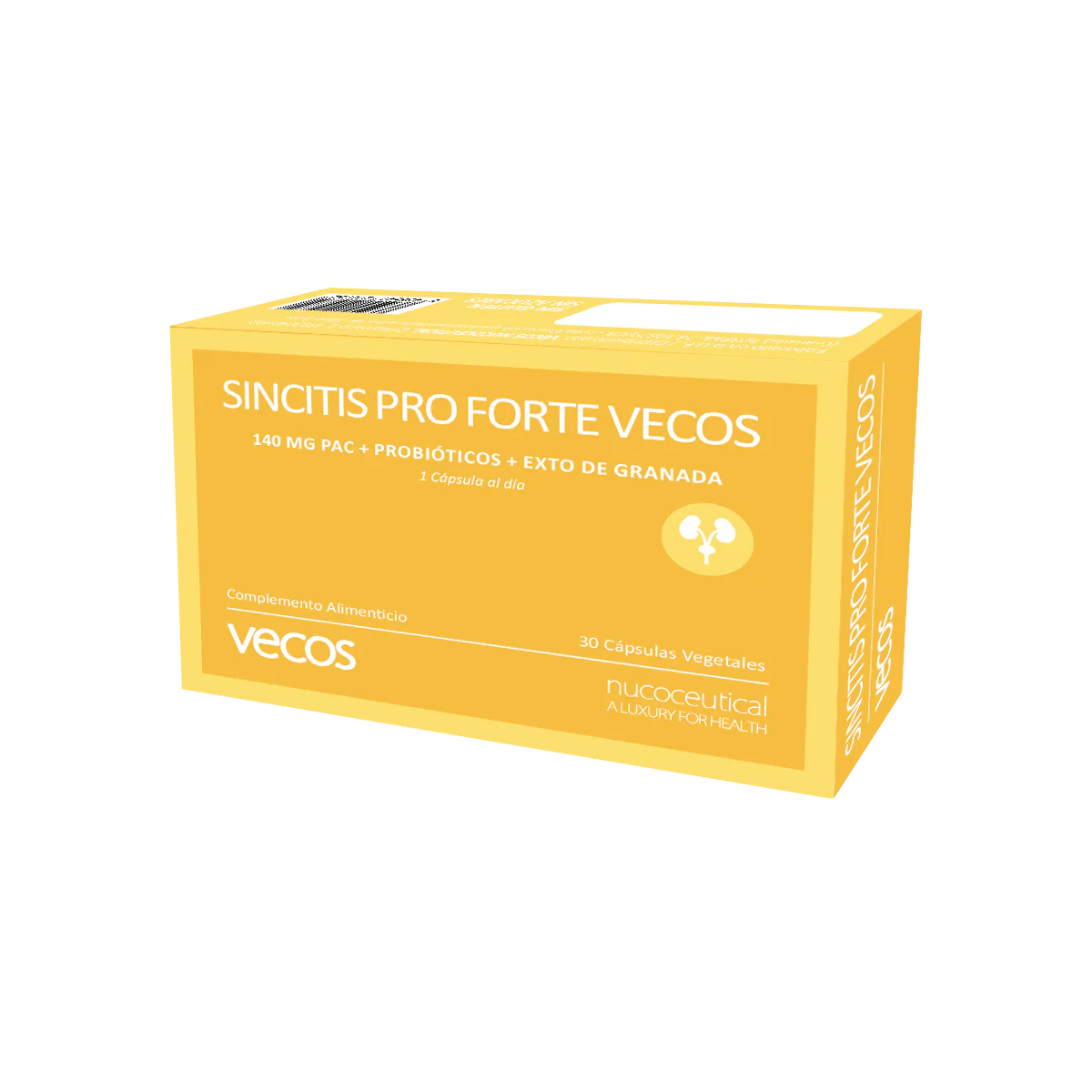 Sincitis Pro Forte Vecos 30 Cápsulas | Bienestar Femenino, Prevención De Cistitis| Arándano Rojo + Probióticos