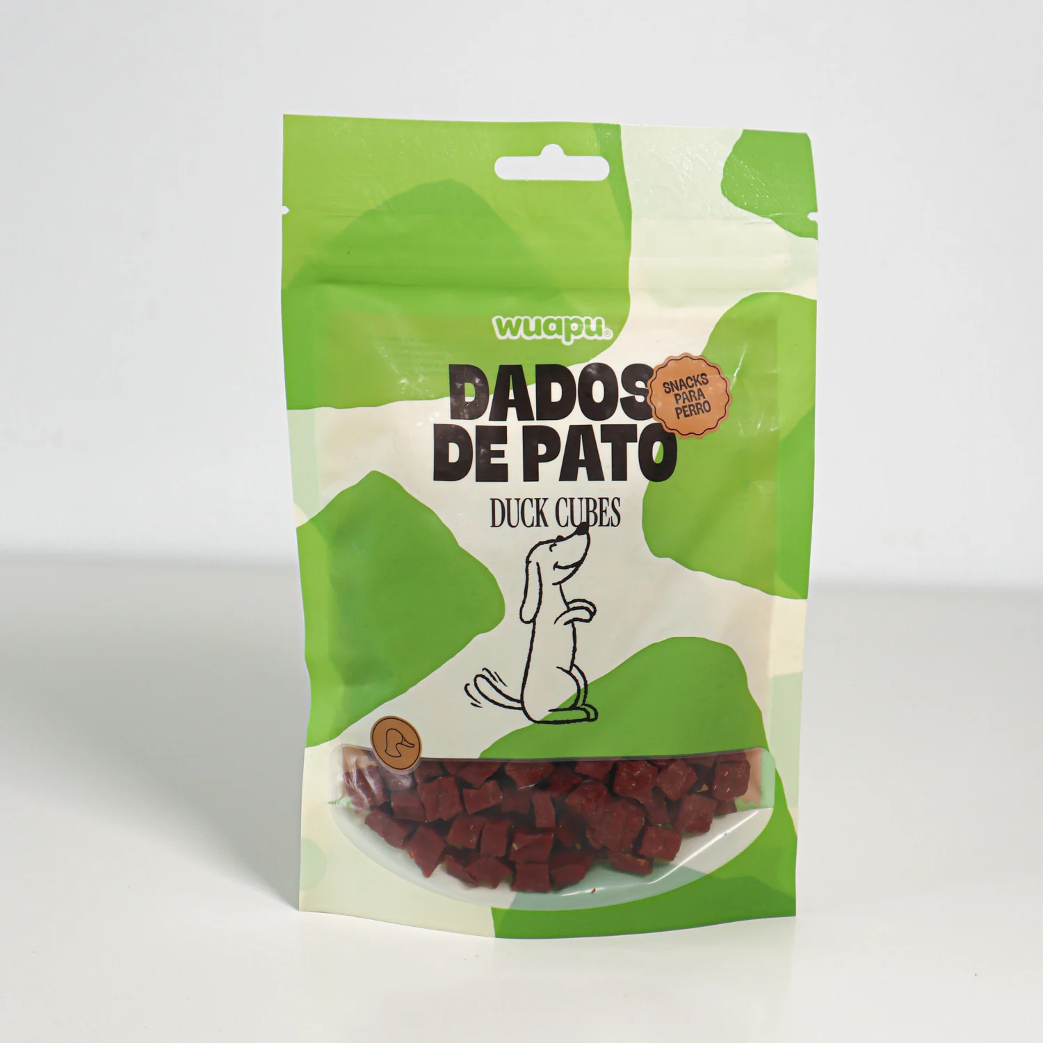 Snack Natual Para Perro 67% Carne De Pato En Dados 12 Paq X(100gr) Wuapu - Image 3