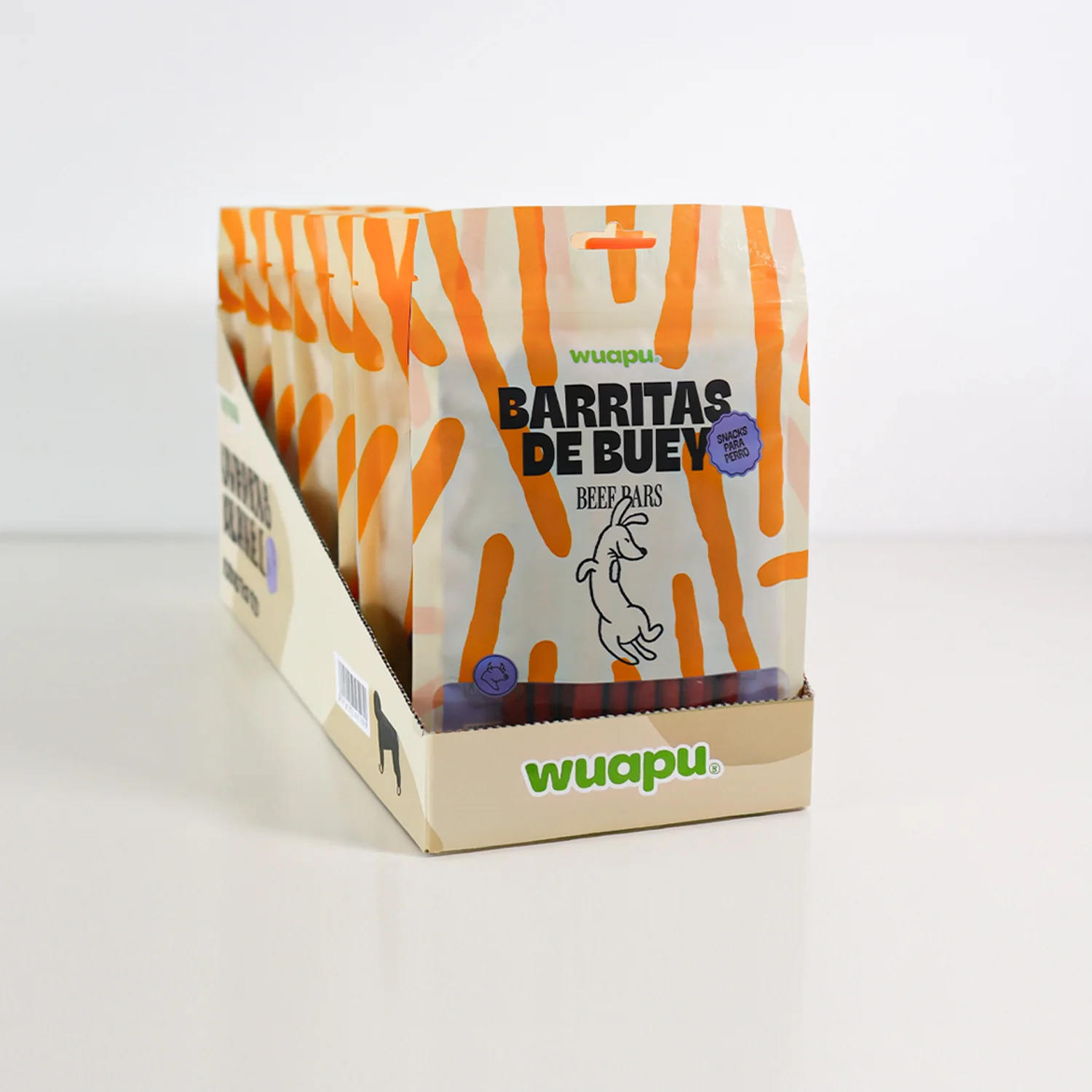 Snack Para Perro En Barritas Semihúmedas De Cordero 12 Paq X (100gr) Wuapu - Image 5