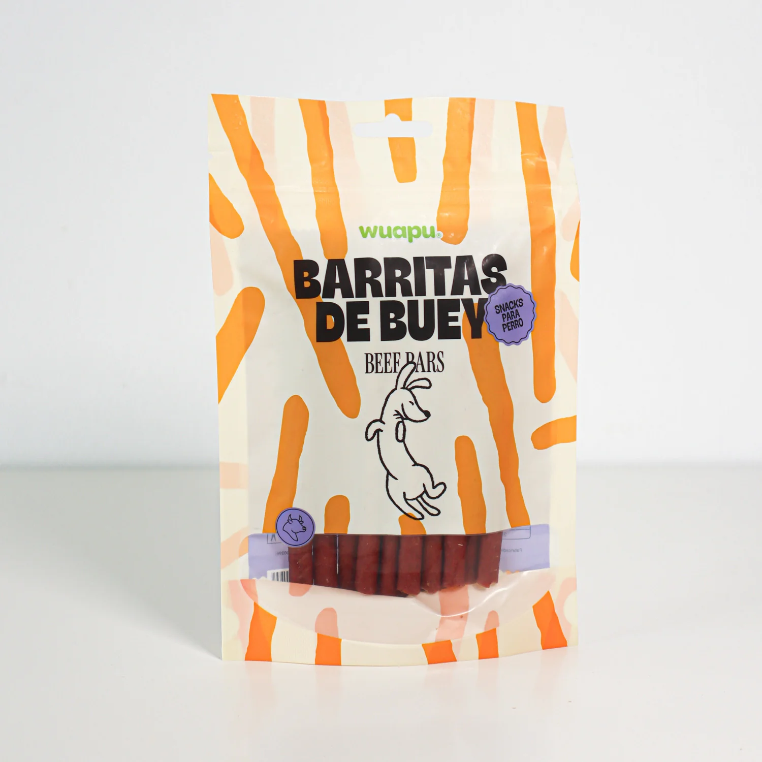 Snack Para Perro En Barritas Semihúmedas De Cordero 12 Paq X (100gr) Wuapu - Image 6