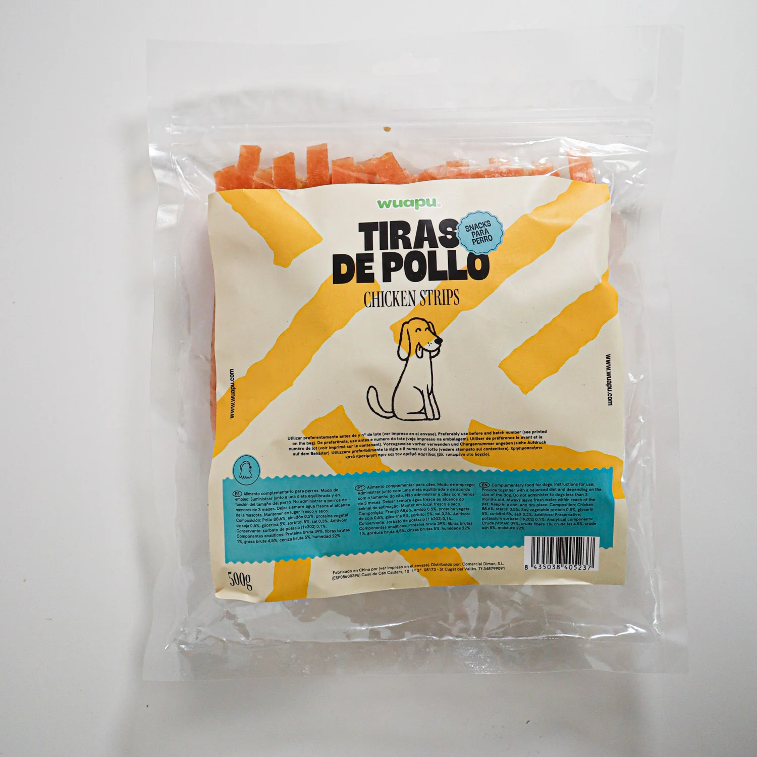 Snack Para Perro En Tiras De Pollo Desecado Wuapu 500gr - Image 5