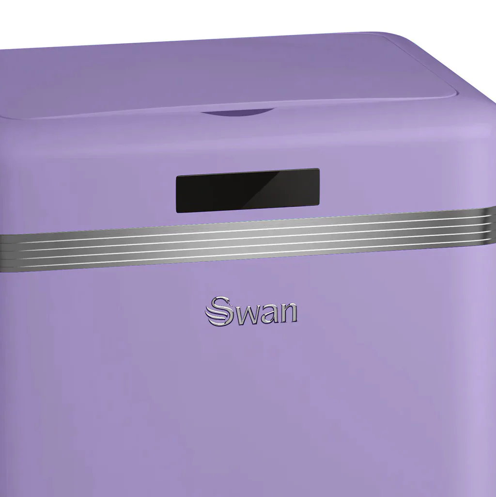 Swan Cubo De Basura Cocina Automático, Sensor De Movimiento, 45l, Metálico, Papelera Reciclaje, Swka4500purneu, Morado - Image 3