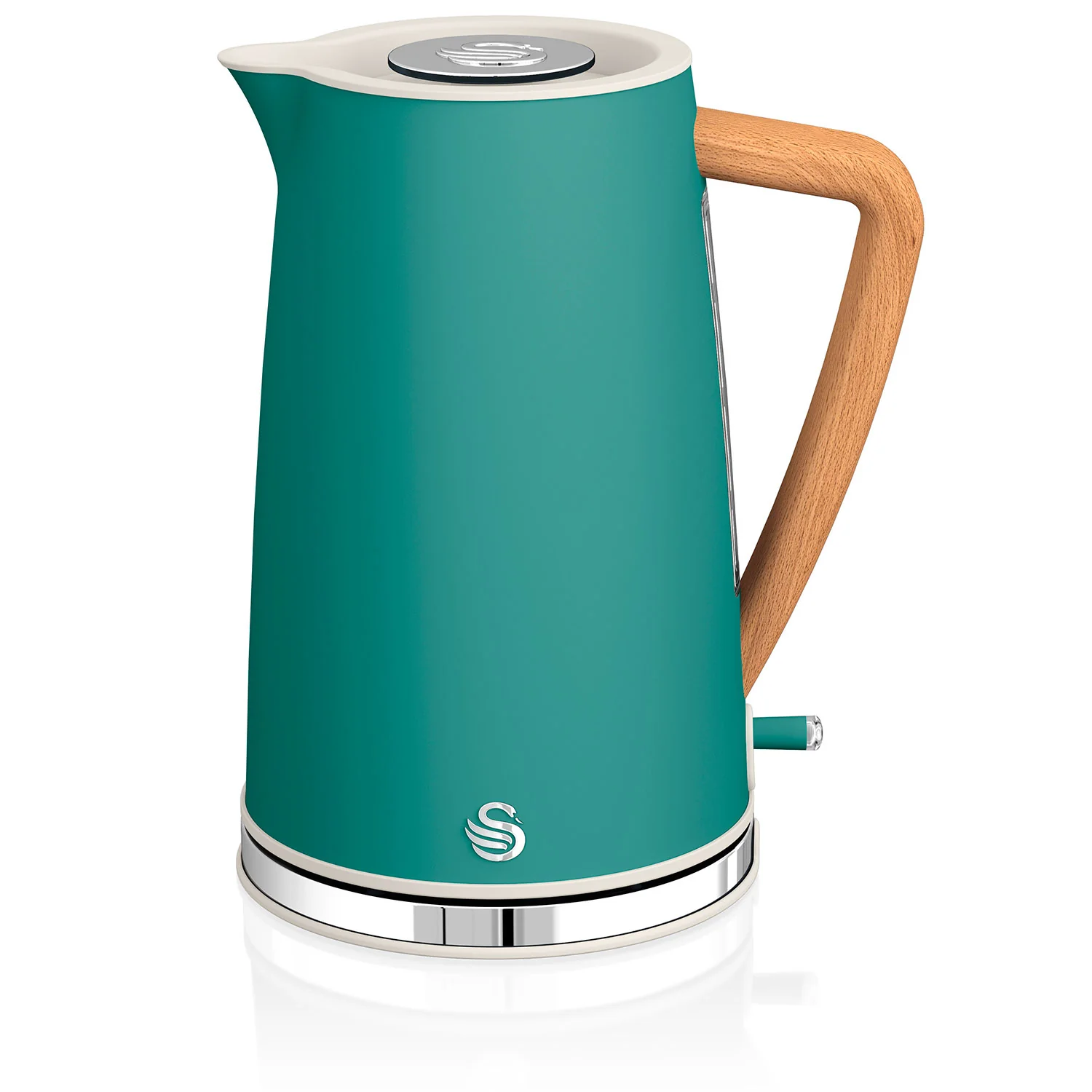Swan Nordic Hervidor Agua Eléctrico Ultra Rápido, 1,7 L, Sin Bpa, Resistencia Oculta, Inalámbrico, Sk14610greneu, Verde