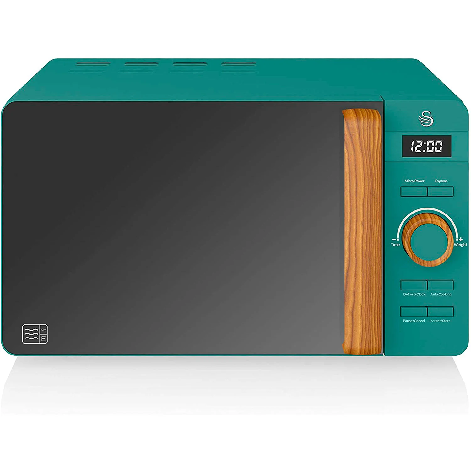Swan Nordic Set Desayuno, Hervidor Agua 1,7l, Tostadora 2 Rebanadas, Microondas 20l Digital, Strp1060greneu, Verde - Image 6