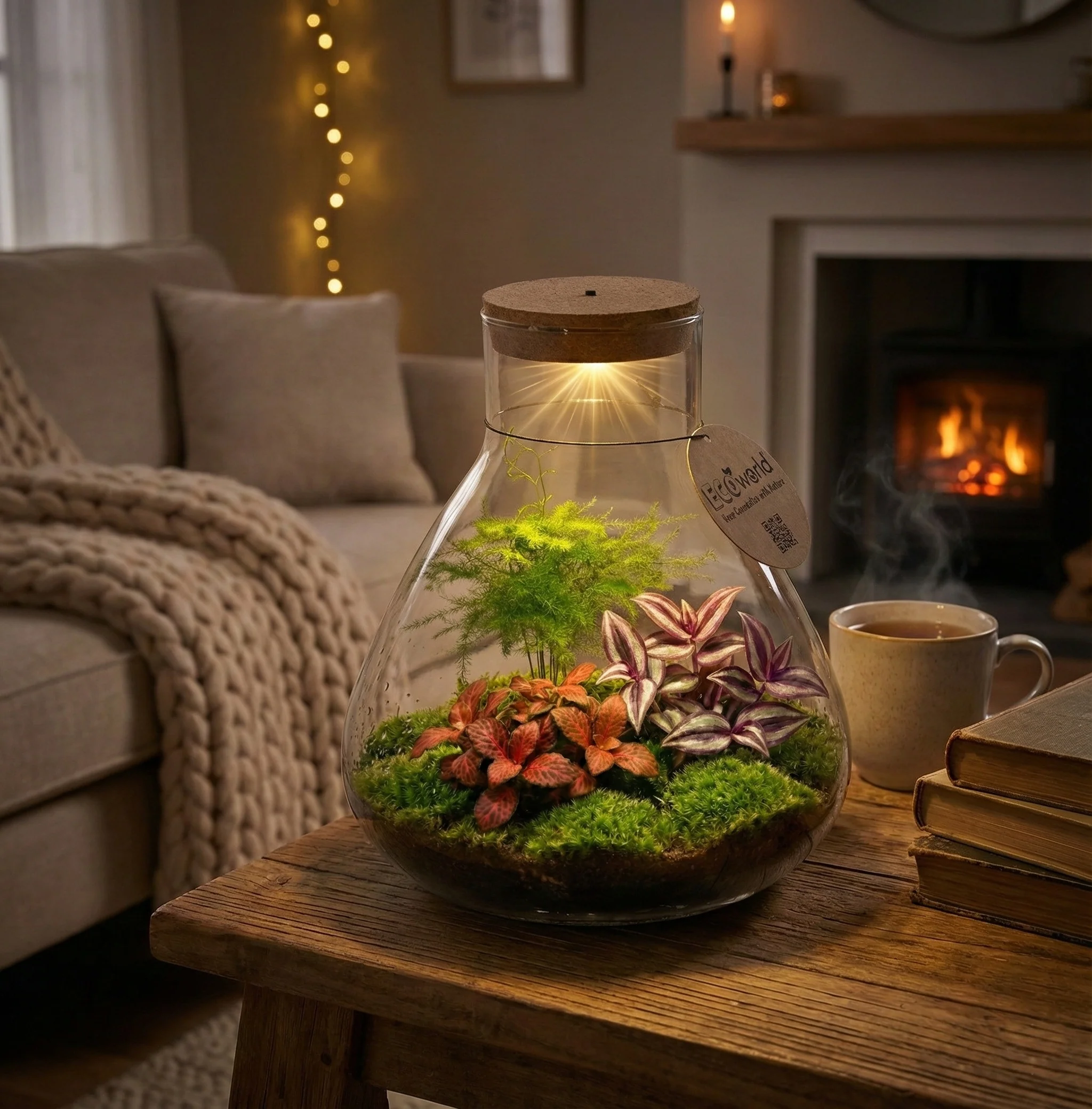 Terrario Para Plantas De 30 Cm De Diámetro - Ecosistema - Cristal - Para Montar Uno Mismo - Image 2