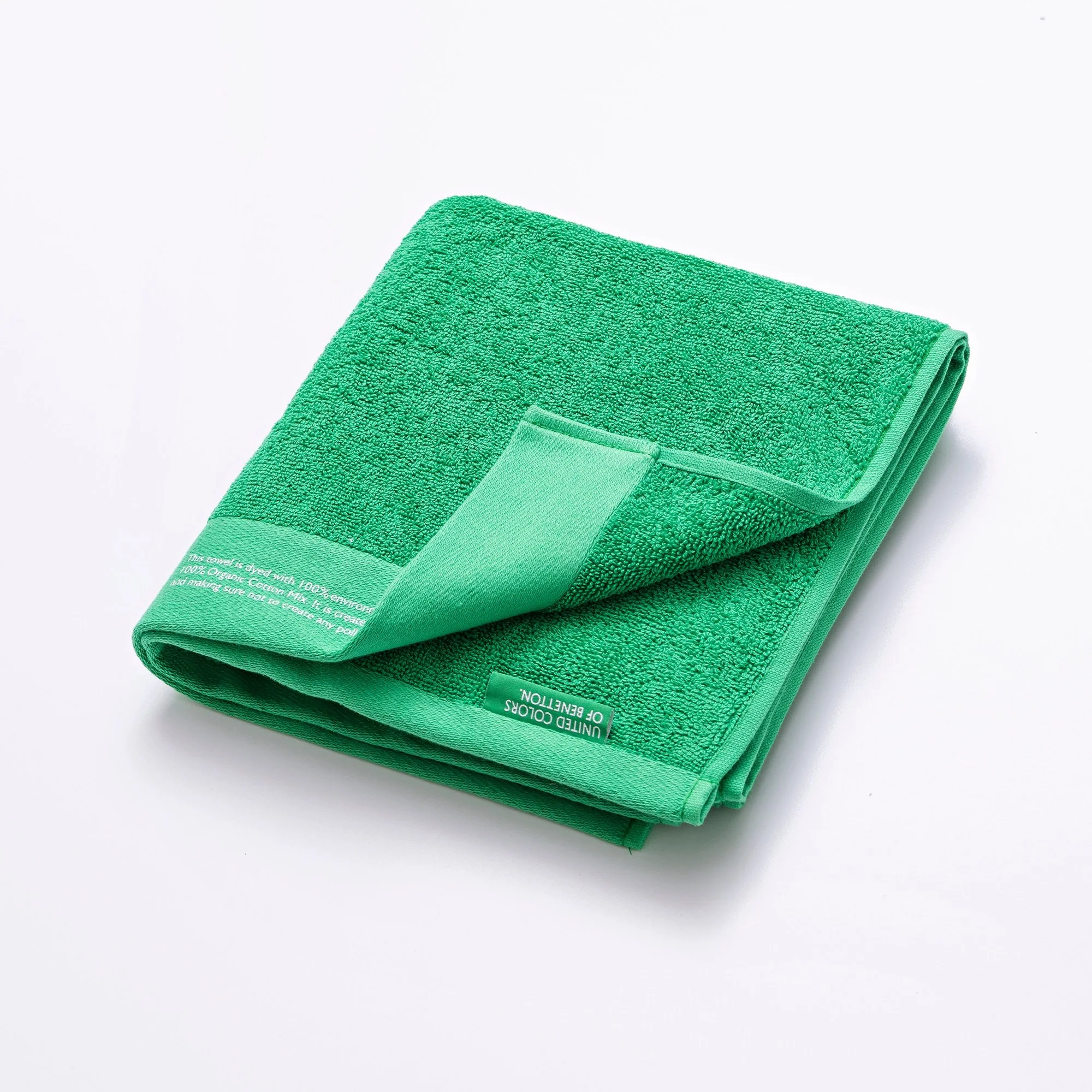 Toalla 50x90cm Algodón Orgánico 450gsm Verde Be - Image 3