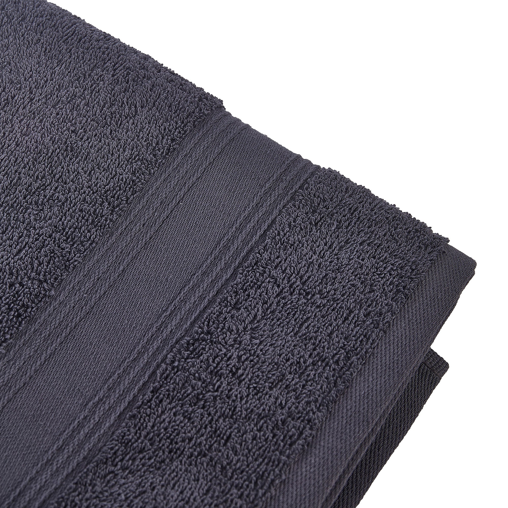 Toalla De Ducha 100% Algodón Gris Oscuro 140x70 Cm. - Image 5