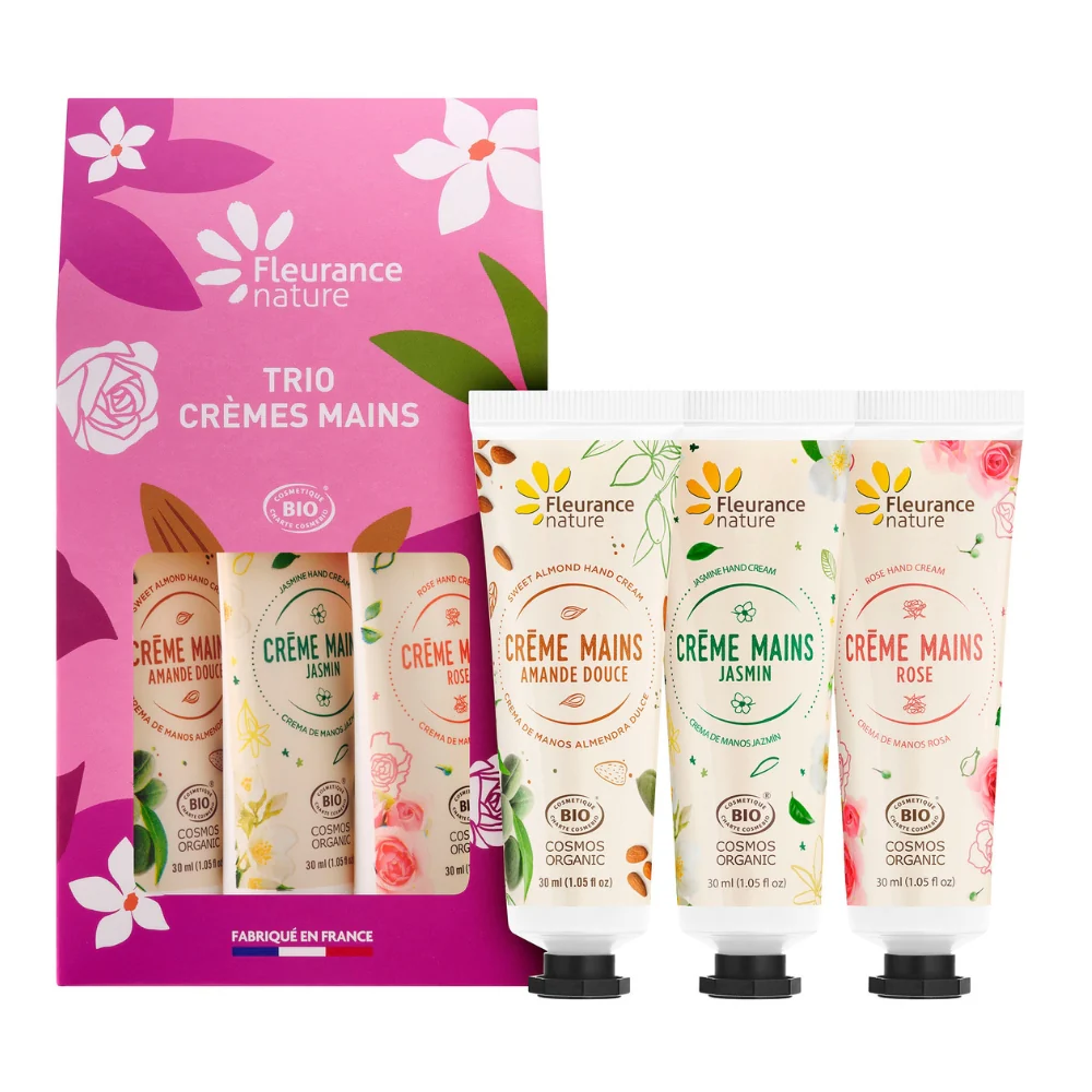 Trío Cremas De Manos 30ml Almendra, Rosa Y Jazmín - Image 2