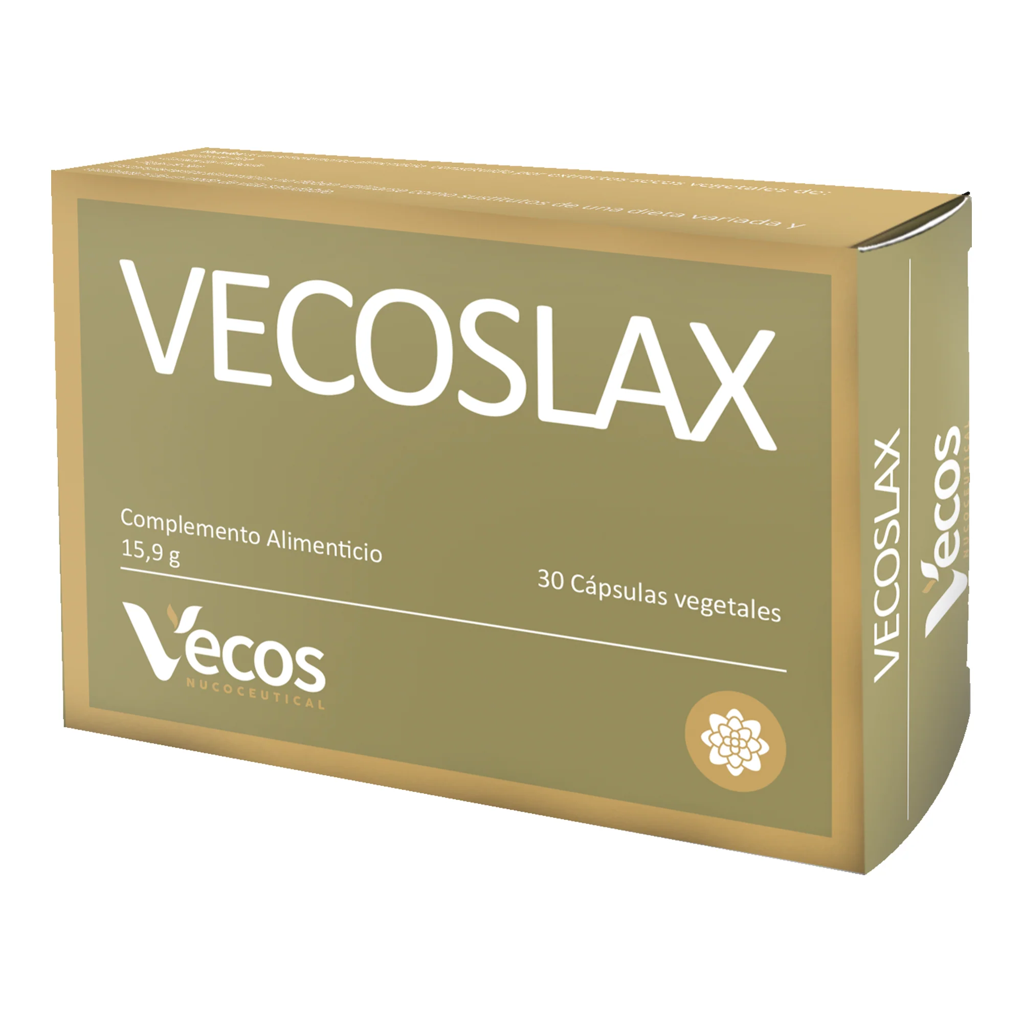 Vecoslax Vecos 30 Cápsulas | Regulación Del Tránsito Intestinal Y Alivio Del Estreñimiento Ocasional | Sen Y Frángula