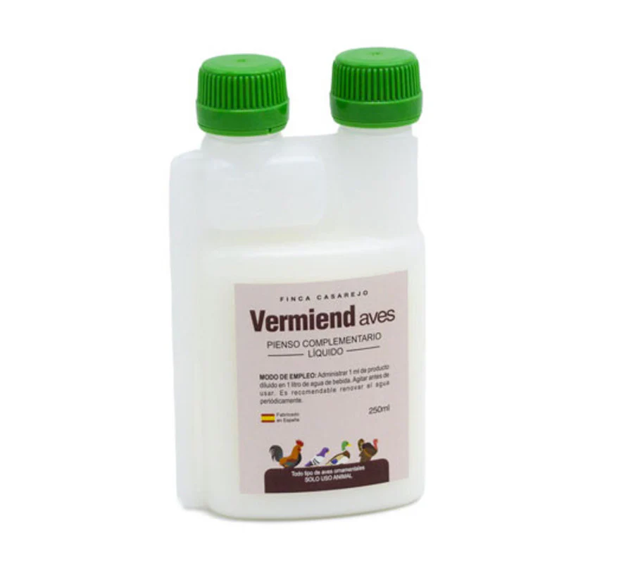Vermiend 1L – Pienso complementario líquido con extractos Naturales para Aves – Apoyo digestivo y Bienestar intestinal