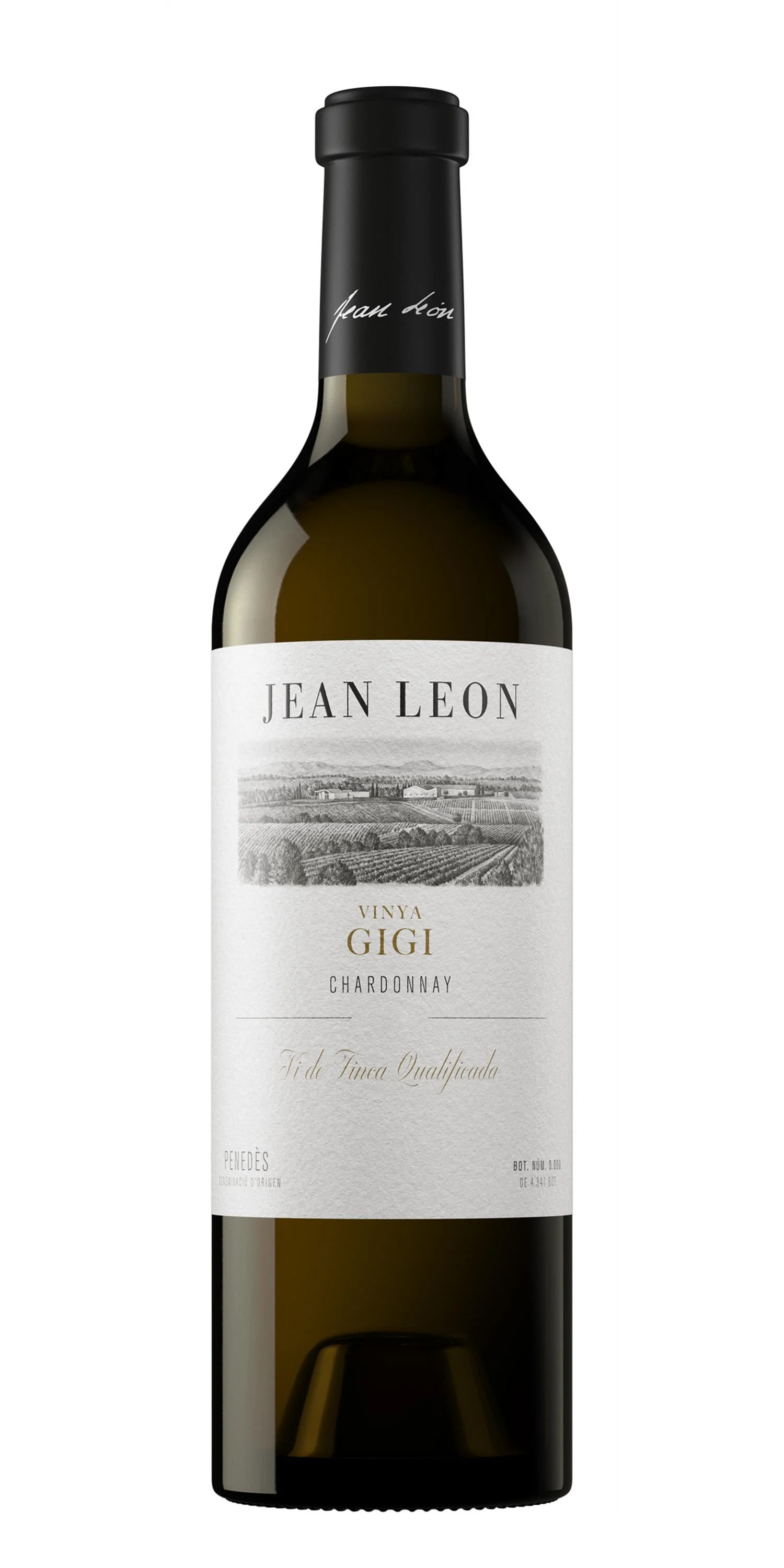 Vino blanco Vinya gigi chardonnay Jean Leon 75 cl