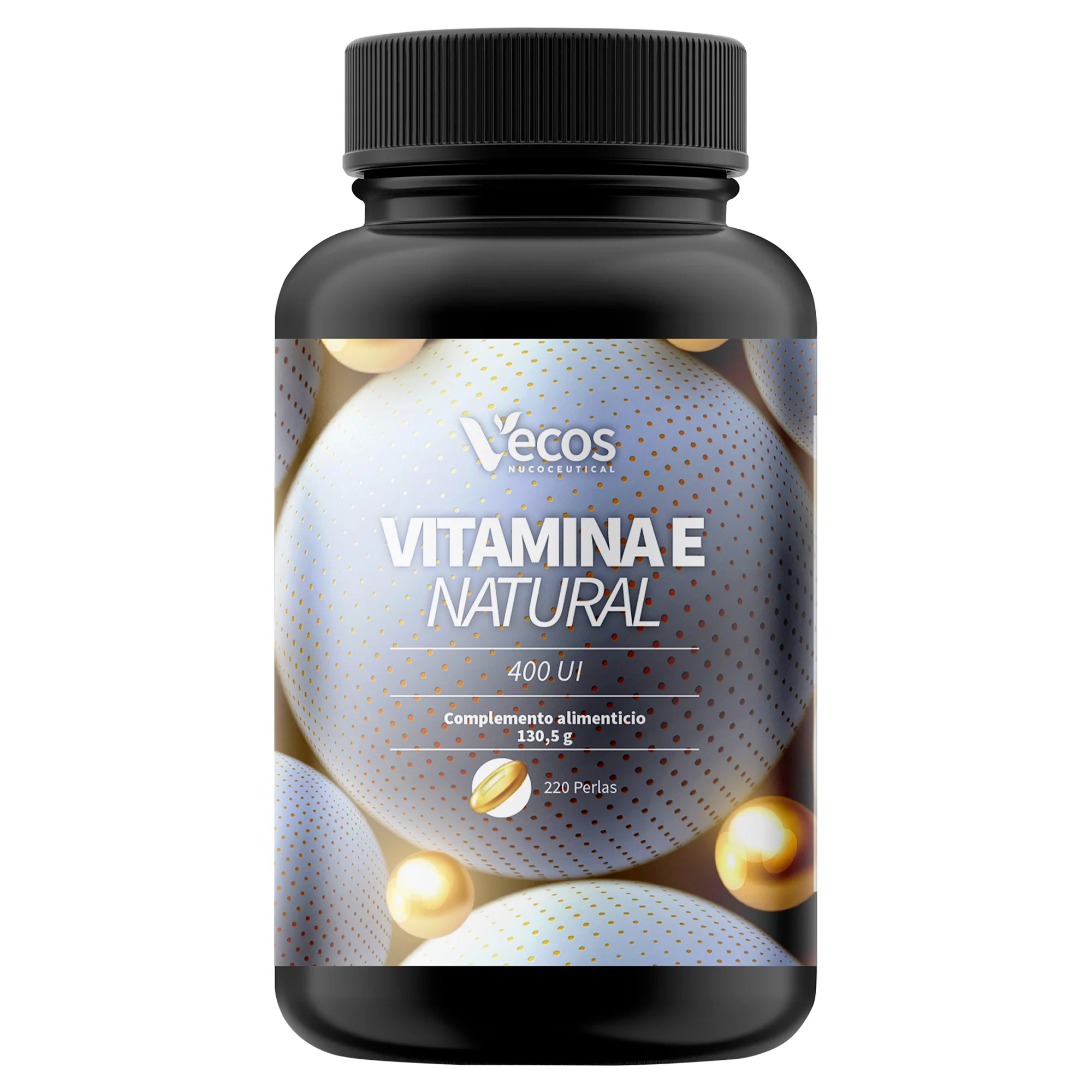 Vitamina E Natural 400 Ui Vecos | Protección Celular Y Antioxidante | D-alfa Tocoferol