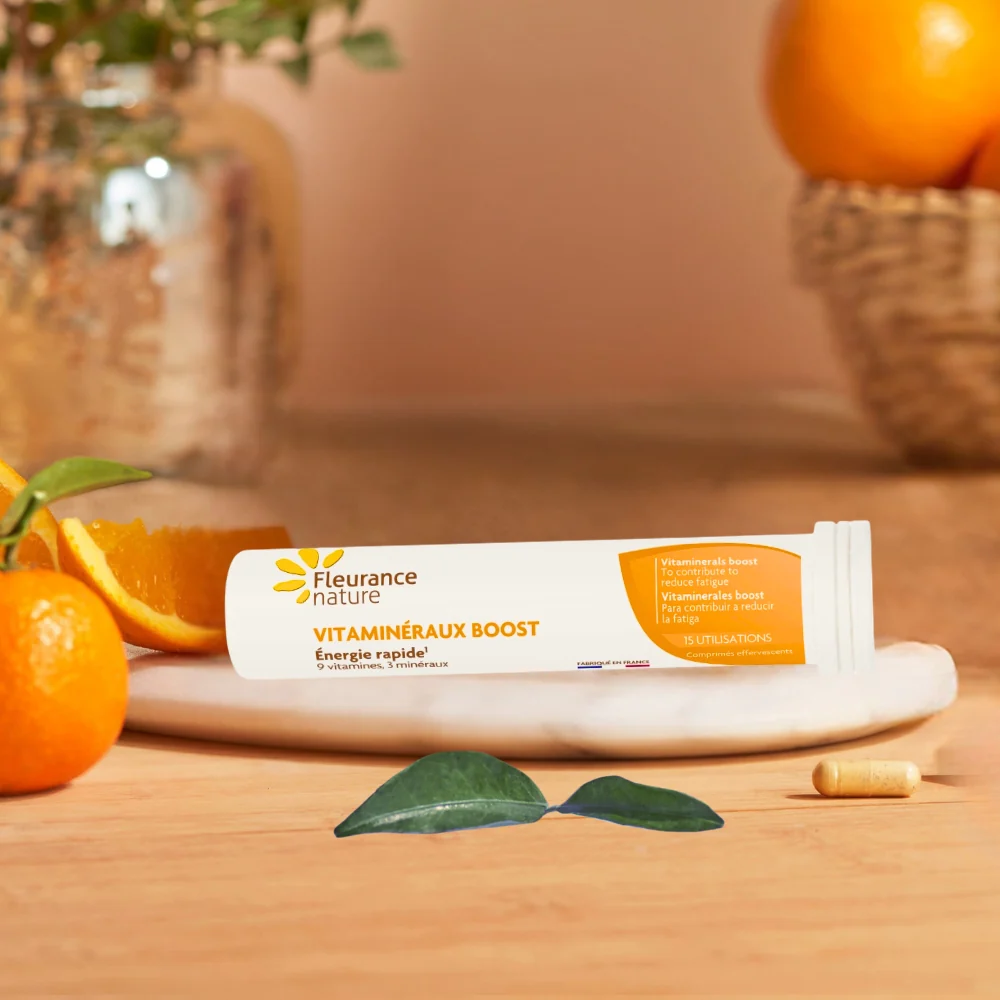 Vitaminerales Boost Fleurance Nature 15 Comprimidos Efervescentes - Image 2