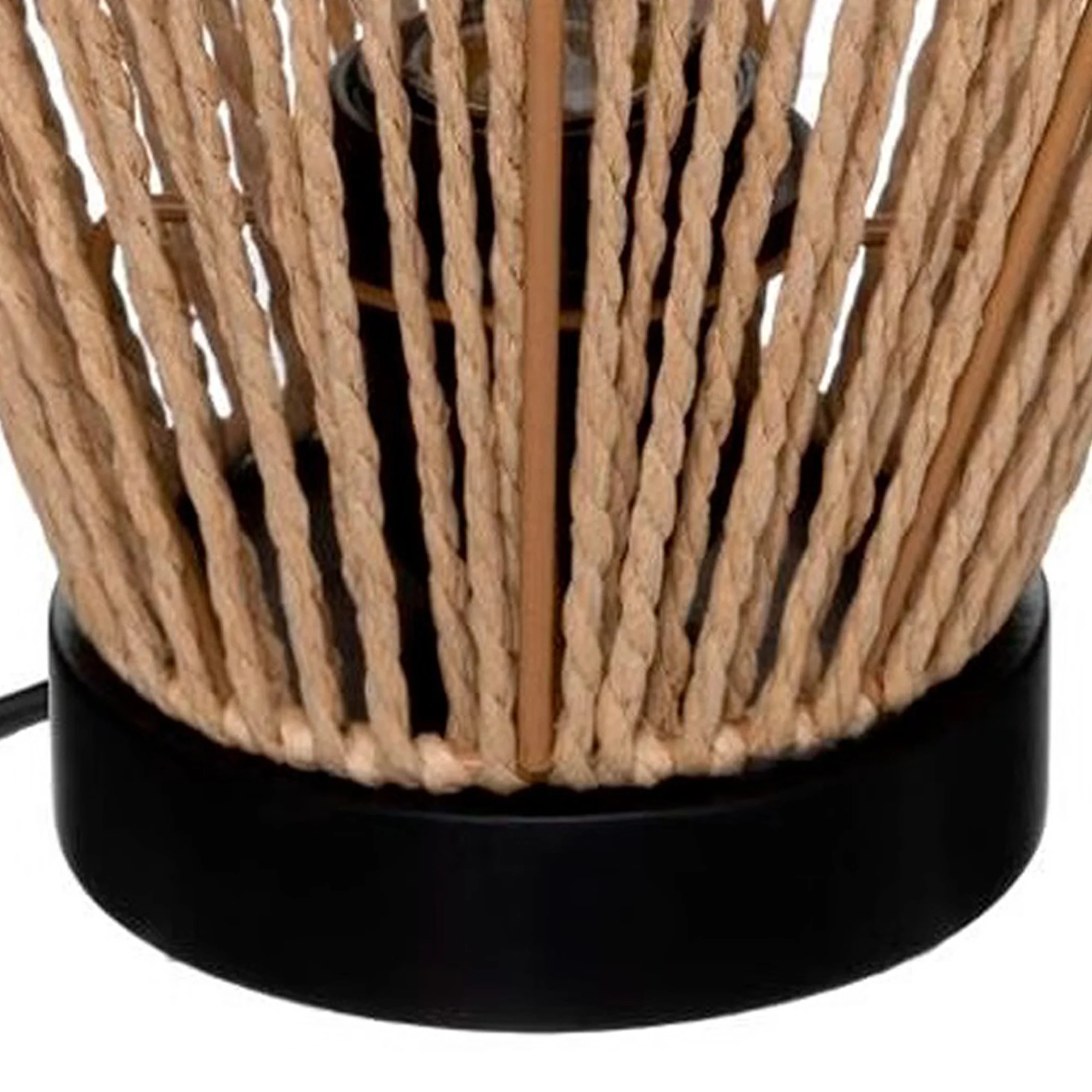 Wellhome Lámpara Sobremesa Aissa Nature Metal H.32cm - Image 5