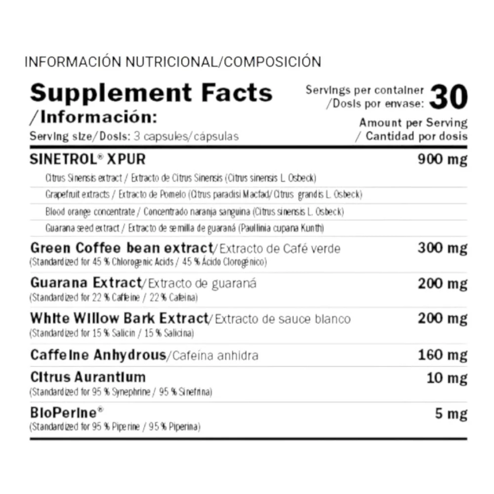X-fat Thermogenic Fat Burner 90 Caps - Image 2
